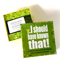 Clearance free shipping English version I Should Have Known That! Trivia Game board game cards thumbnail 5