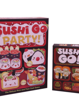 Sushi Go Party!寿司狗派对中英文Board Game多人聚会卡牌桌游
