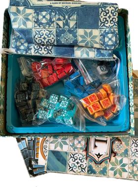 现货包邮 中英文版 棋盘游戏 彩砖大师 Azul 花砖物语 专用桌游垫