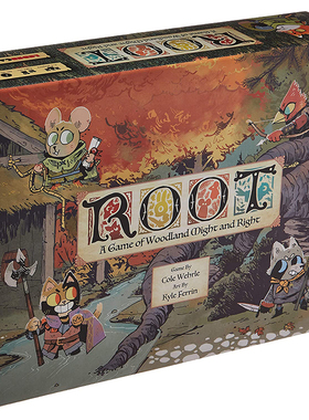 ROOT茂林源记桌游河岸扩展种族战争策略大型桌面游戏角色扮演英文