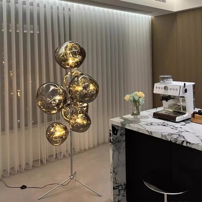 熔岩落地灯客厅沙发旁高级感设计师意式后现代轻奢卧室台灯氛围灯