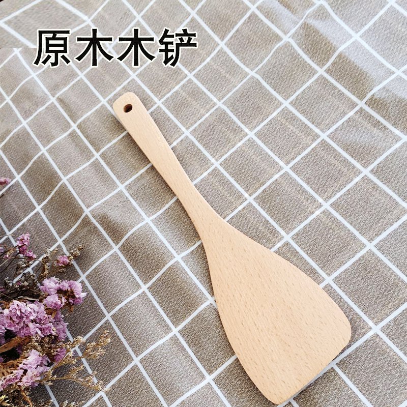 不粘锅锅铲专用大长木铲木汤勺硅胶炒菜木质铲子长柄无漆实木厨具