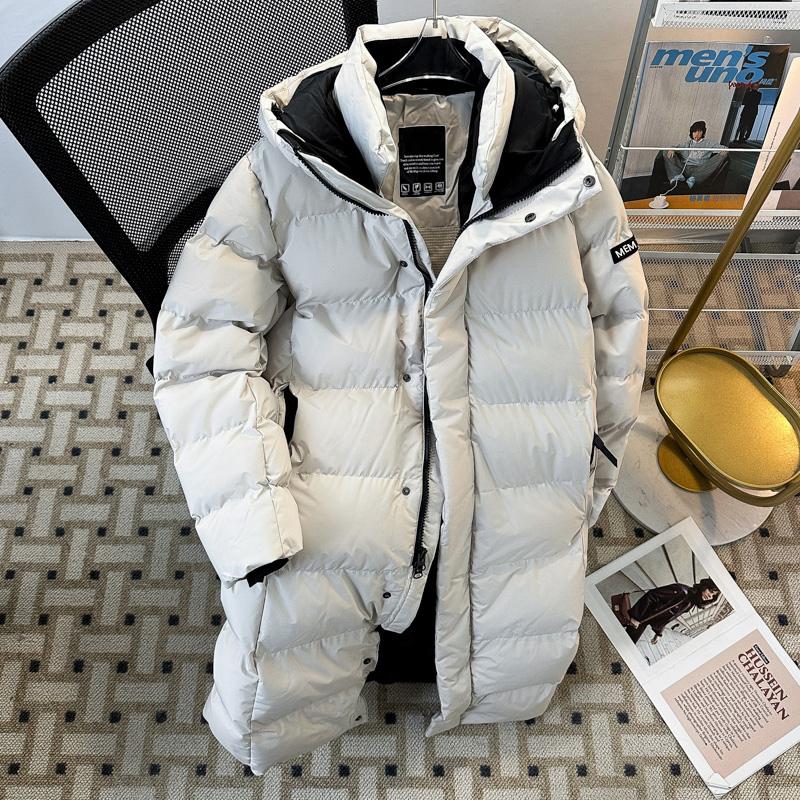 情侣羽绒棉衣男女冬季中长款棉服时尚2024款加厚保暖连帽防风外套