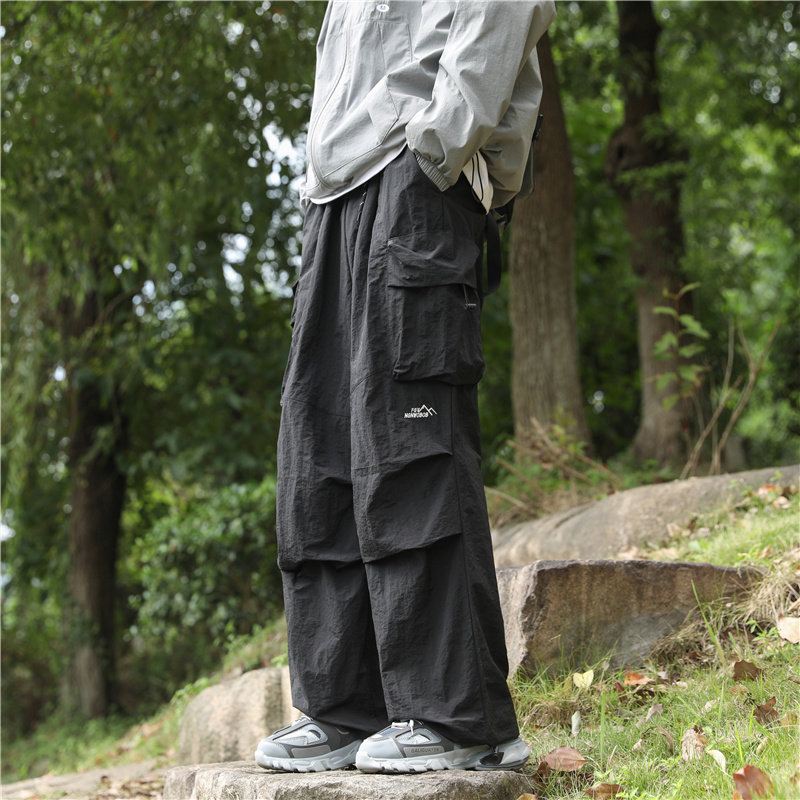 山系速干多口袋工装裤男士秋季防水直筒登山休闲宽松冲锋长裤,男装,休闲裤,淘宝优惠券,粉丝福利购,淘宝优惠卷