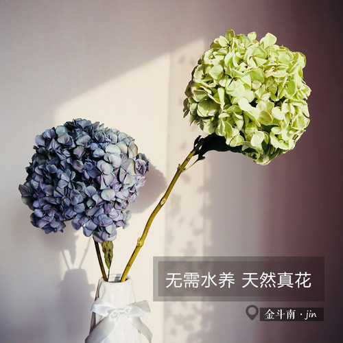 绣球干花家居插花装饰软装陈设