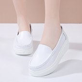 不磨脚软底透气不累脚真皮防滑工作医护专用鞋 气垫护士鞋 女春夏款