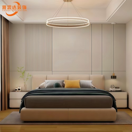 【999+已购】卧室背景墙硬包格栅