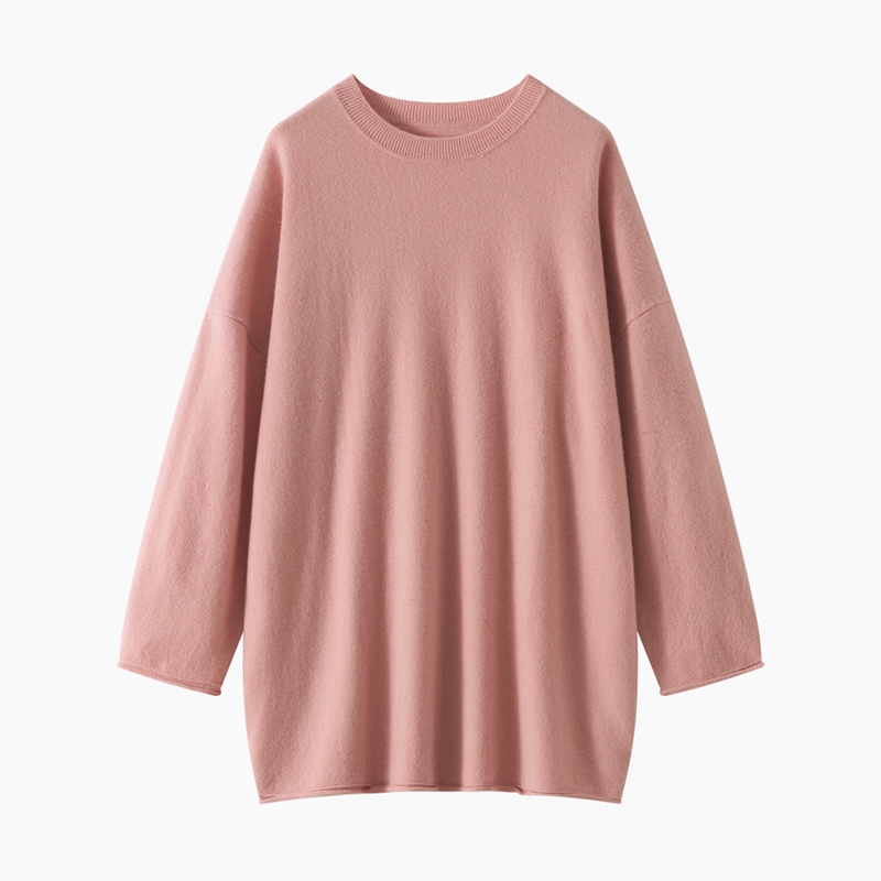 2025年秋季新款百搭女士长袖修身型羊绒衫