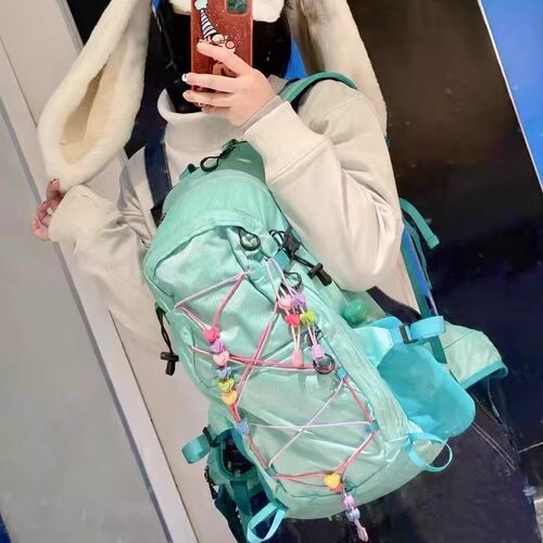 TYGA冰蓝滑雪户外登山包轻便专业雪地背包爬山旅游书包旅行双肩包