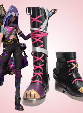cosplay鞋英雄联盟双城之战2arcane jinx金克斯cos鞋定制大码增高