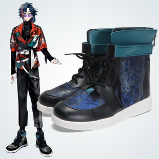 cosplay鞋彩虹社虚拟主播Vtuber魁星cos鞋定做增高大码动漫鞋定制