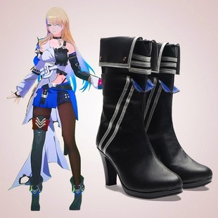 cosplay鞋子靴子崩坏星穹铁道希露瓦cos鞋定制高跟增高动漫鞋定做