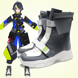cosplay鞋彩虹社vtuber虚拟主播伊波雷cos鞋定做漫展增高来图定制