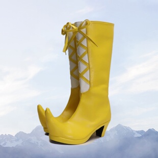 漫展cosplay鞋小魔女 doremi cos鞋高跟大码定制增高动漫鞋