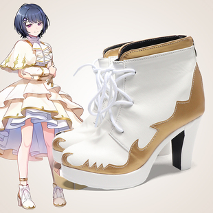 彩虹社 六周年奈罗花小清水透町田千麻月之美兔夕阳莉莉cosplay鞋