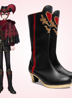 cosplay鞋扭曲仙境2022万圣节Riddle里德尔cos鞋定制高跟来图定做