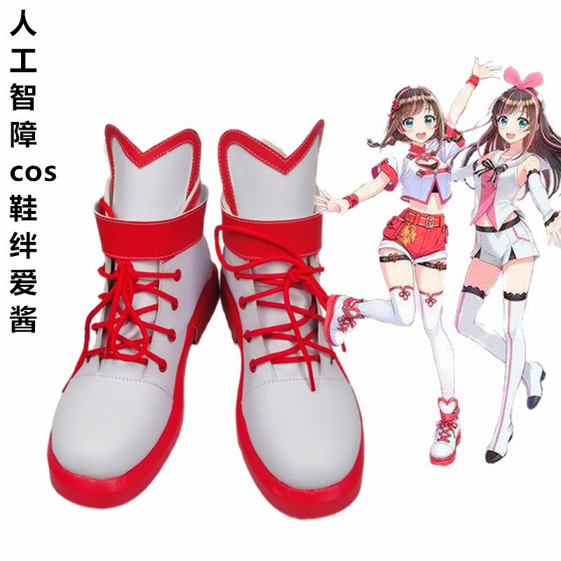cosplay鞋 动漫鞋人工智障绊爱酱虚拟偶像cos鞋定制 三周年中华风