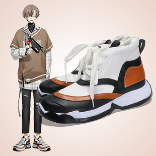 cosplay鞋Alban Knox的新衣装cos鞋定制大码动漫鞋表演鞋来图定做