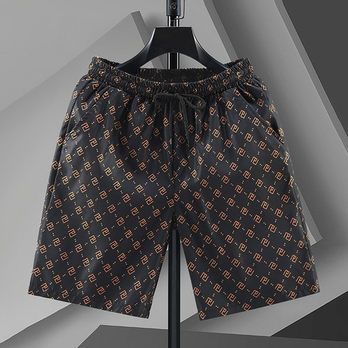 夏季男士速干修身五分沙滩短裤