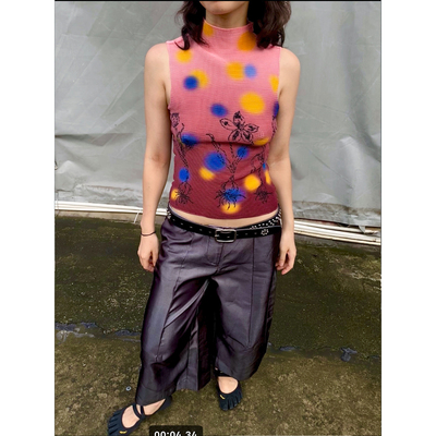 T Lonely1原创图案印花压皱夏季套头上衣体恤