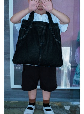 TLonely1 marginal man 牛仔单肩手提包