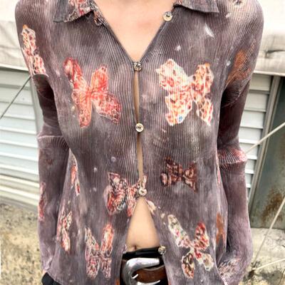 衬衫碎花宽松显瘦原创设计