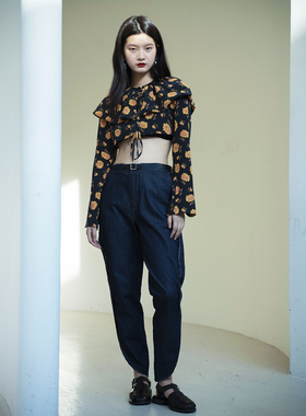 TLonely1 marginal man 短款造型长袖开衫假两件上衣 防嗮衫 限量