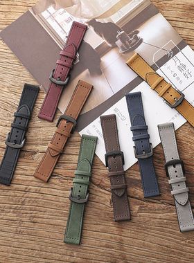 适用高驰COROSpace3智能手表疯马皮纹针扣表带APEX2 PRO/PACE2/46