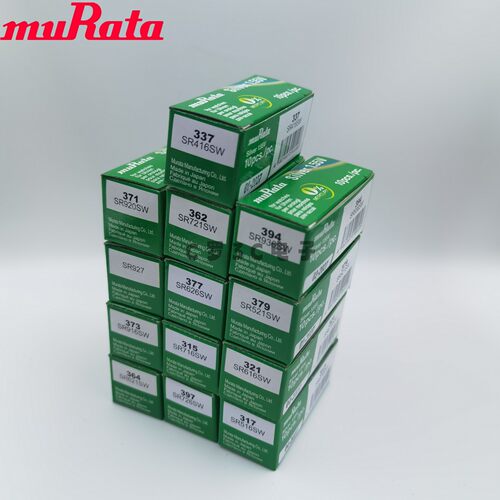 Murata日本村田377 364 321 379手表电池395/397/399/321纽扣电子