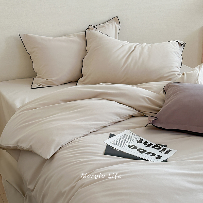 保暖50支全棉加厚磨毛床上四件套