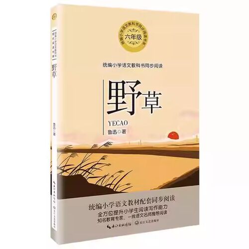 正版图书 野草 统编小学语文教科书同步阅读书系 鲁迅 六年级同步