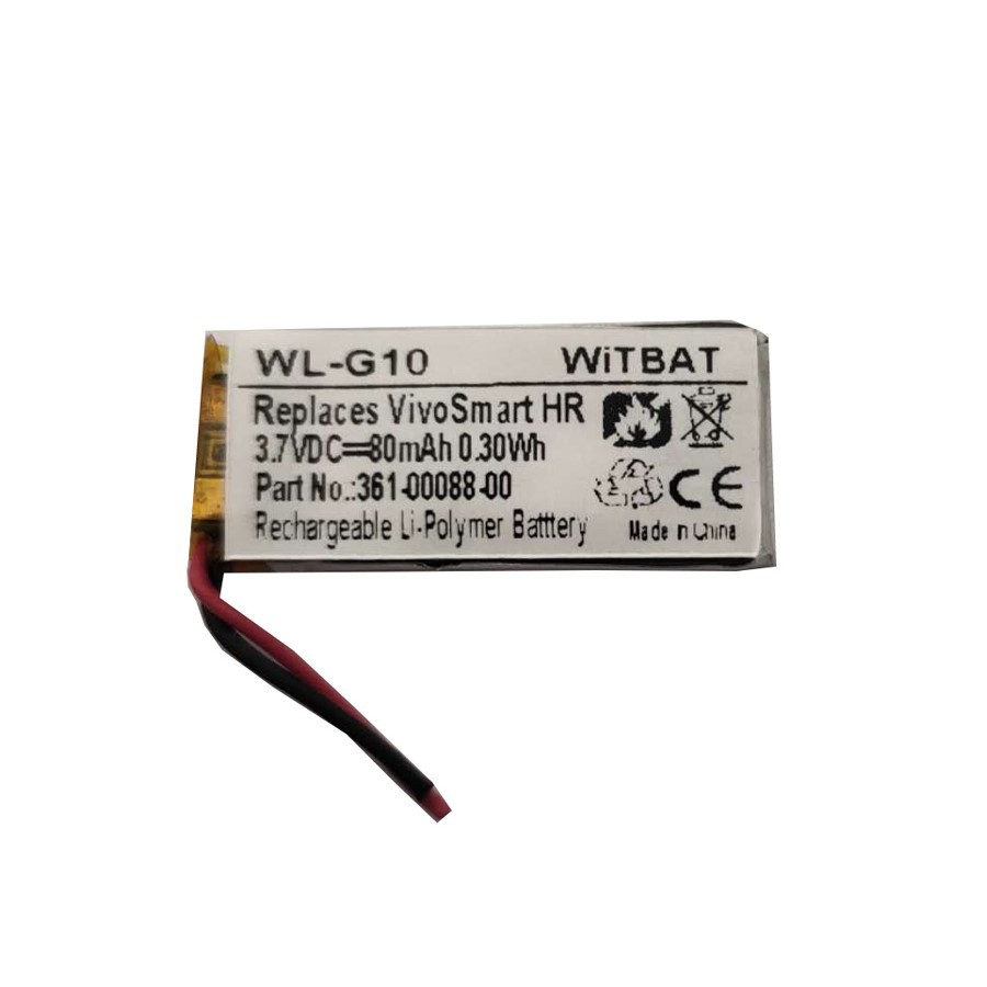适用佳明VivoSmart HR运动手环电池361-00088-00原装