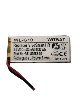 适用佳明VivoSmart HR运动手环电池361-00088-00原装