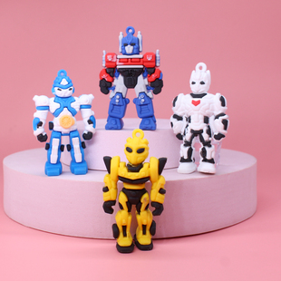 二代变形金刚钥匙扣公仔挂件大黄蜂擎天柱威震天男生礼品学生盲盒