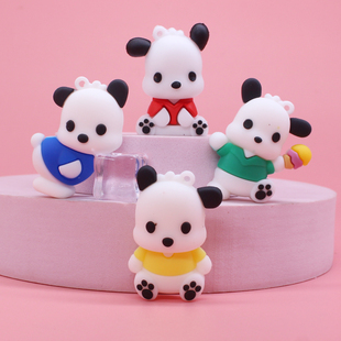 A87可爱帕恰狗公仔蛋糕摆件pochacco钥匙扣挂件节日礼品学生包包