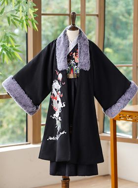 小白龙千金裘男童汉服外套