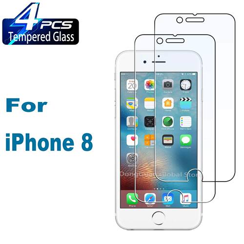 2026 Version For iPhone 8 Tempered Glass Screen Protector Gl