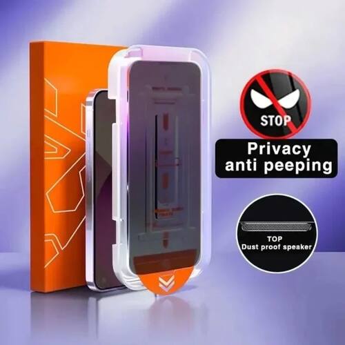 2pcs Dust Installation Privacy Tempered Glass Screen Protect