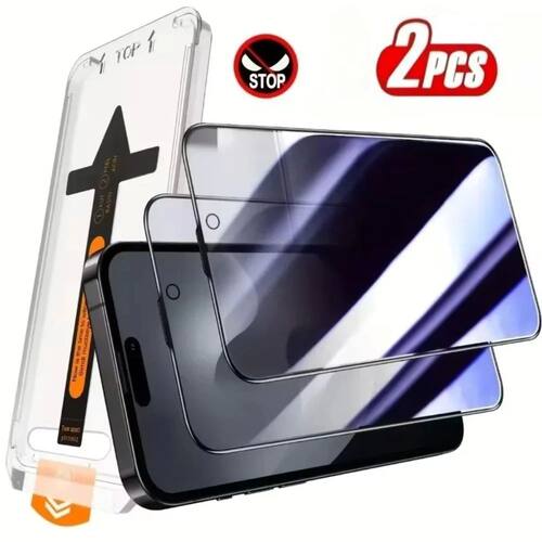 3Pcs Privacy Screen Protector for iPhone 17 16 15 14 Pro Max