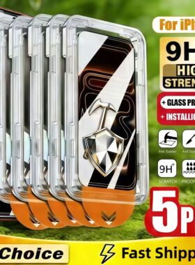5PCS HD Oleophobic Coating Dust Free Easy Installation Scree