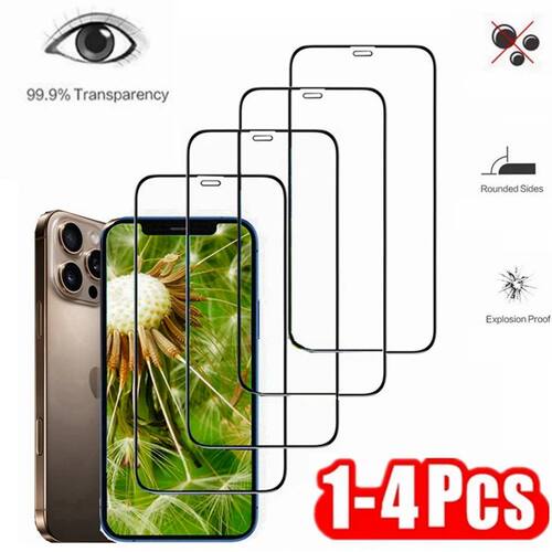 HD Tempered Glass For iphone SE X XR XS 11 12 13 14 15 16 pr