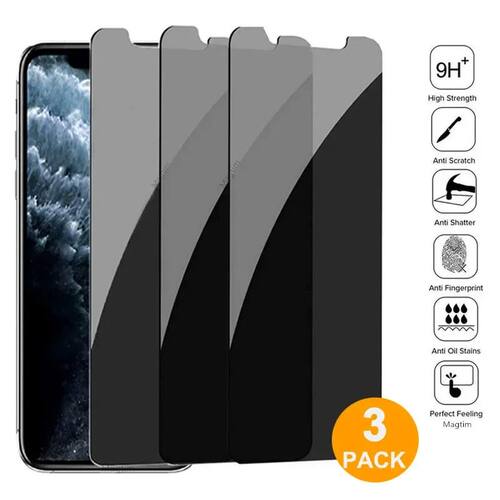 1-3Pcs Privacy Tempered Glass for iPhone 13 12 11 Pro Max X