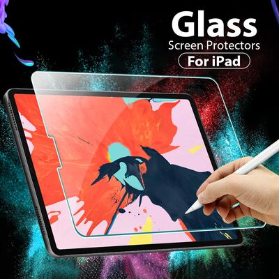 Tempered Glass Screen Protector For iPad A16 Pro 11 12.9 13