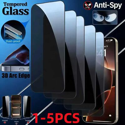 1-5pcs Anti Spy Screen Protector For iPhone17Air 16e 17 16 1