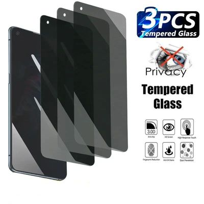 3Pcs Private Screen Protector For Realme 5 6 7 8i 9 Pro Plus