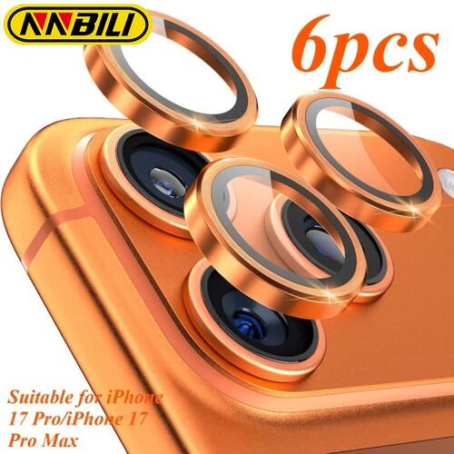 NNBILI 6pcs Camera Lens Protector,for iPhone 17 Pro Max 17Pr