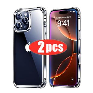 Ultra Max Phone iPhone for Case Air Mini Clear thin shockproof Pro 2pcs