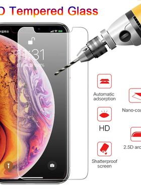 9H Protective Glass for IPhone 11 Pro MAX 2019 X XR XS MAX 7 8  Tempered Glass Screen Protector Film