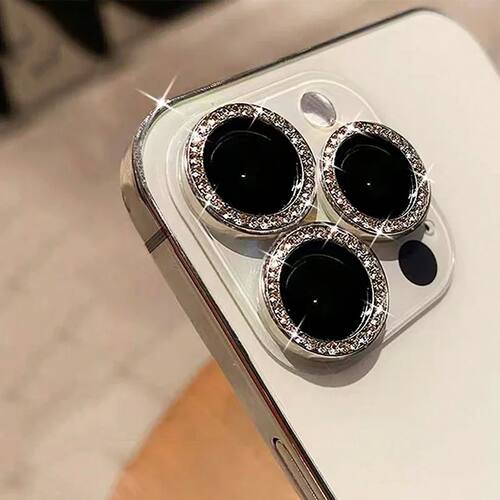 Bling Glitter Diamond Camera Lens Protector Case For iPhone