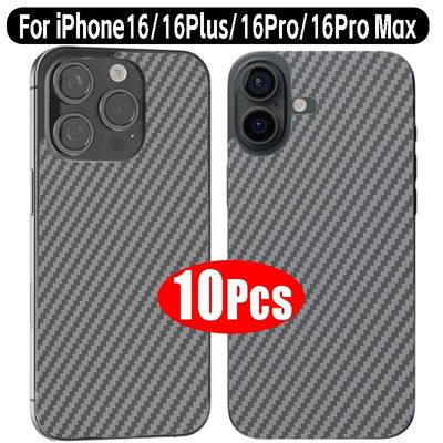 Back Cover Carbon Fiber Film for iPhone Back Screen Protector Anti-fingerprint Protective Films
